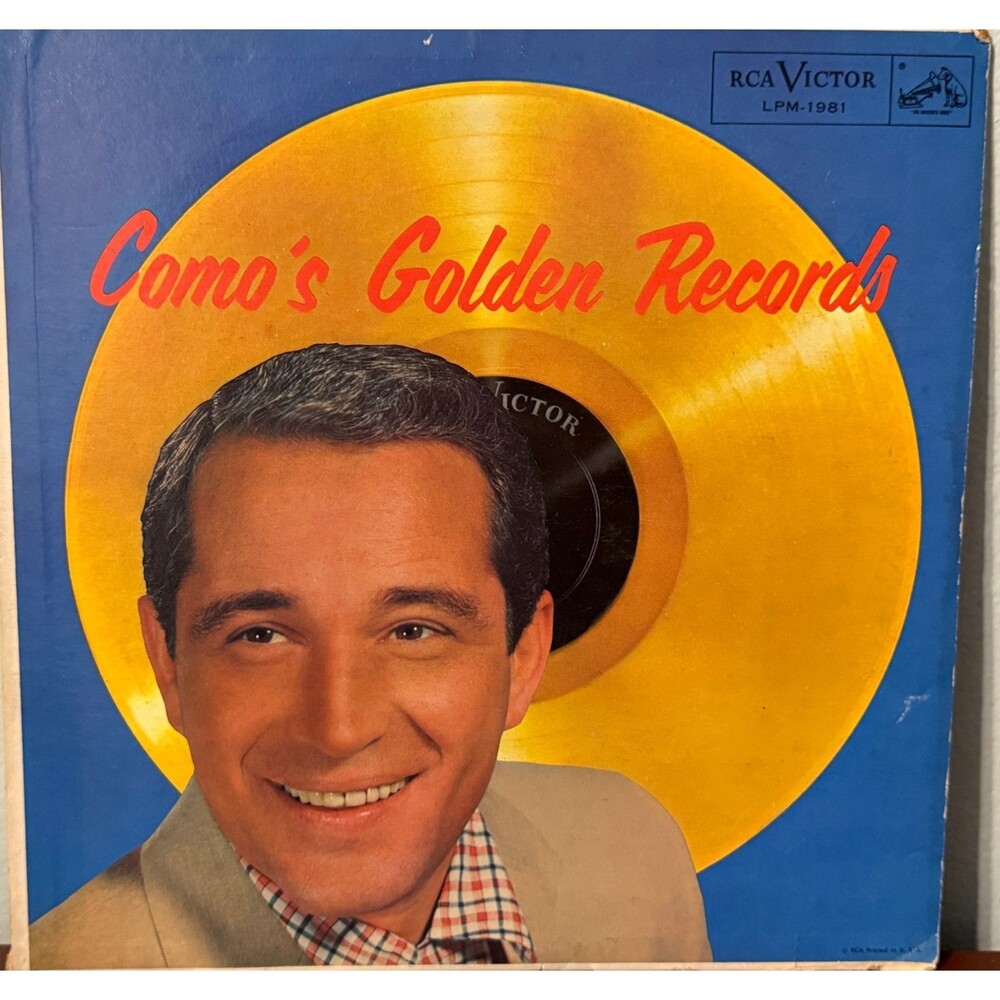 Vintage Perry Como's Golden Records Vinyl LP Record 1958 RCA Victor Records 12"